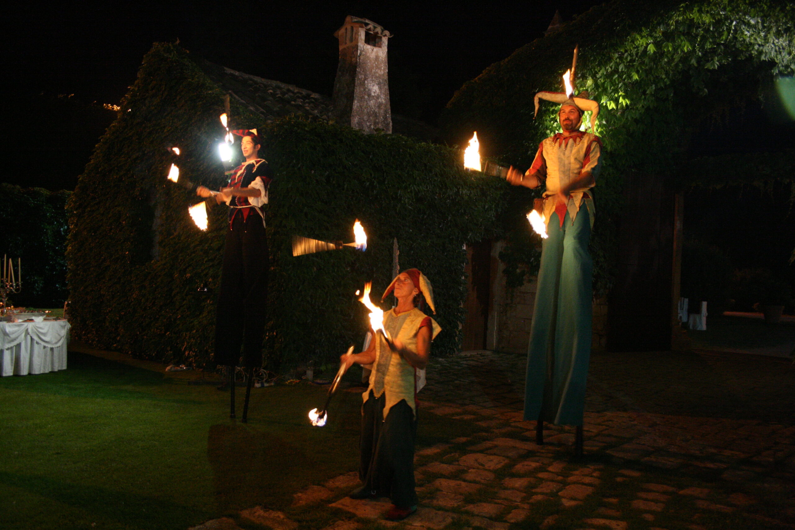 Giocolieri spettacolo di fuoco - Matrimonio
