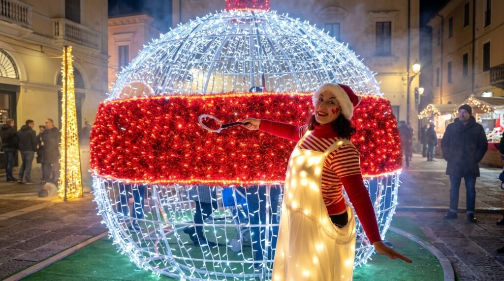 Il Circo di Natale è uno spettacolo itinerante di animazione natalizia con parata, artisti di strada, giocolieri, sputafuoco, trampolieri, acrobati, mimi e comici. Trasforma eventi, piazze e feste in un’esperienza fiabesca per grandi e piccini.