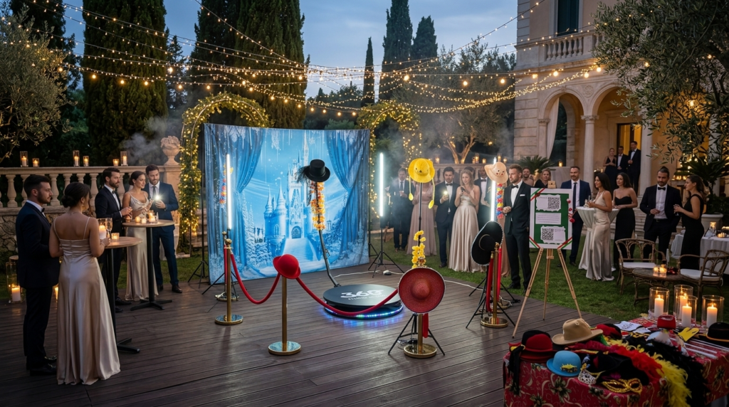 Cerchi un Video Booth 360 a Lecce? Noleggio pedana rotante a 360° per matrimoni, comunioni, feste ed eventi in Puglia. Prezzi indicativi e preventivo gratuito su Open Circus Puglia.