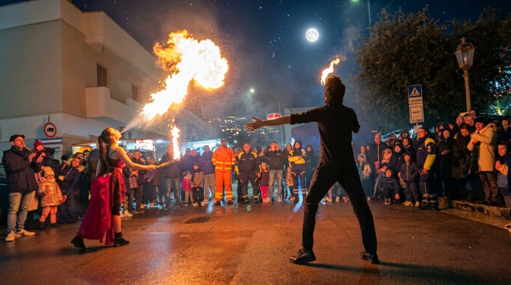 XmaS Circus Fire Show