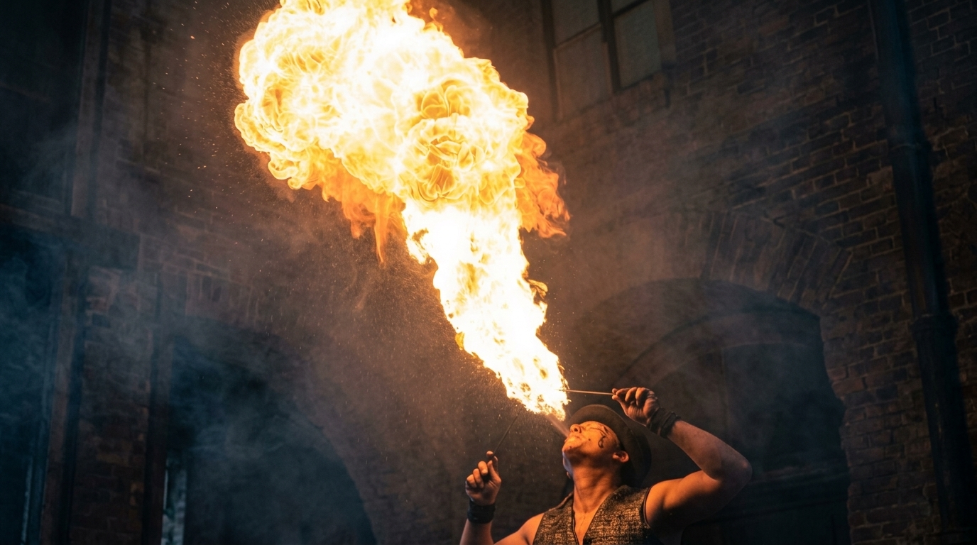 Arte dello Sputafuoco - Mangiafuoco